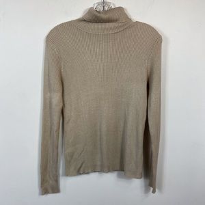 Sag Harbor Beige Turtle Neck